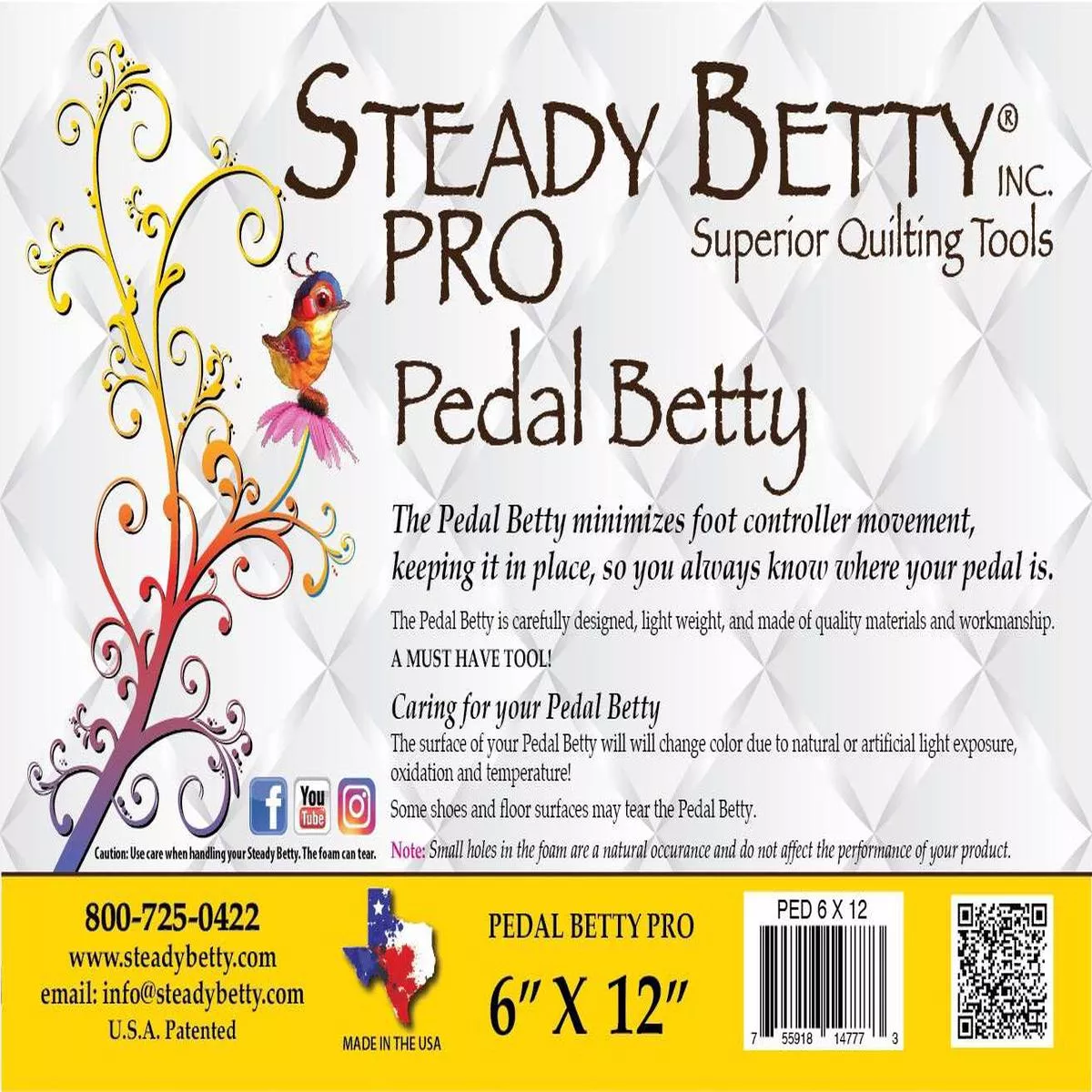 steady-betty-pro-pedal-small Steady Betty Pro Pedal Small
