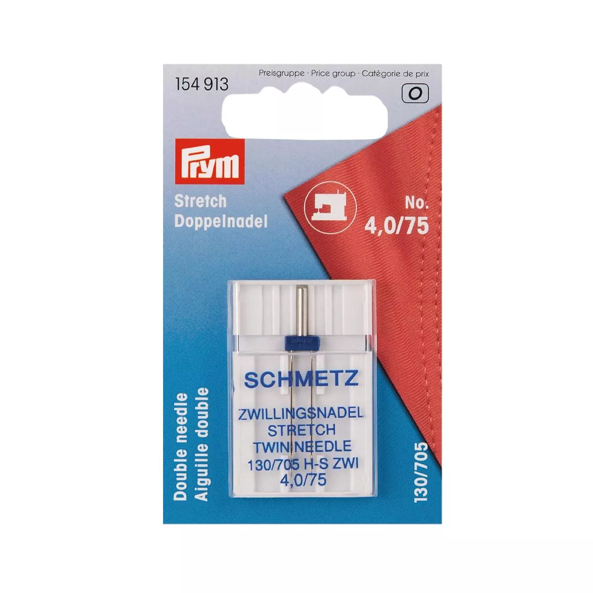 stretch-twin-sewing-machine-needle-4-75-prym Stretch Twin Sewing Machine Needle 4/75 – Prym