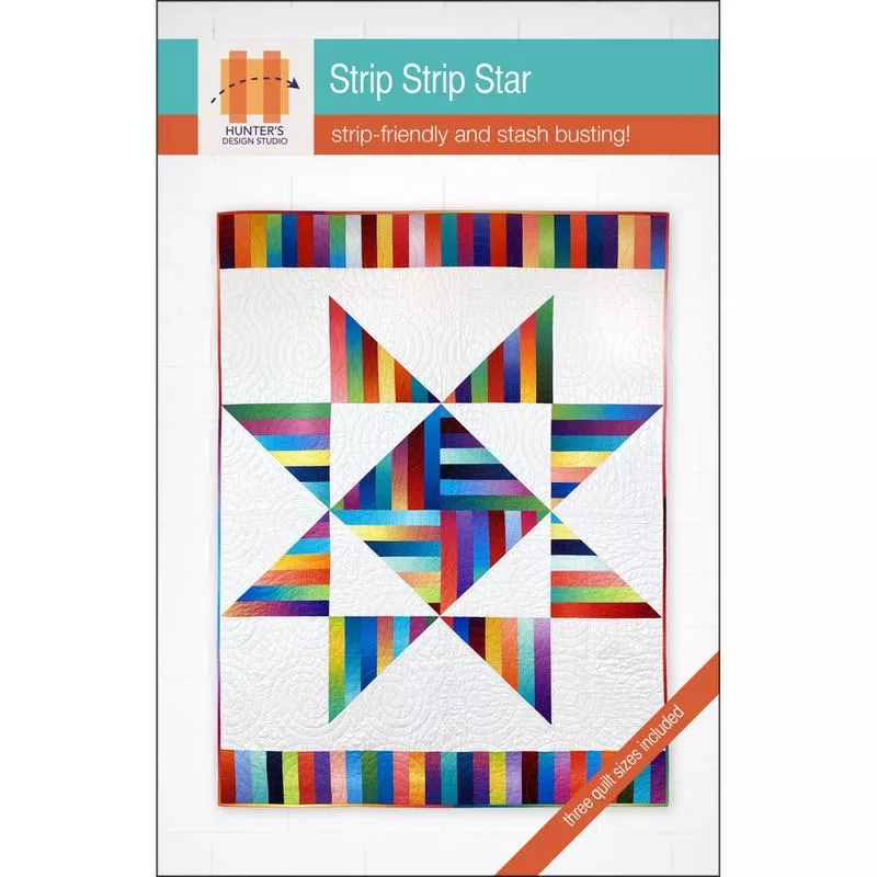 strip-star-quilt-pattern-sam-hunter-hunter-s-design-studio-hd-s081 Strip Star Quilt Pattern Sam Hunter Hunter’s Design Studio HD-S081