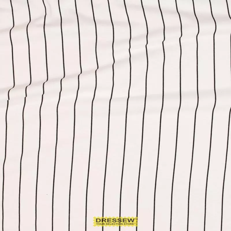 stripe-jersey-knit-white-black Stripe Jersey Knit White / Black