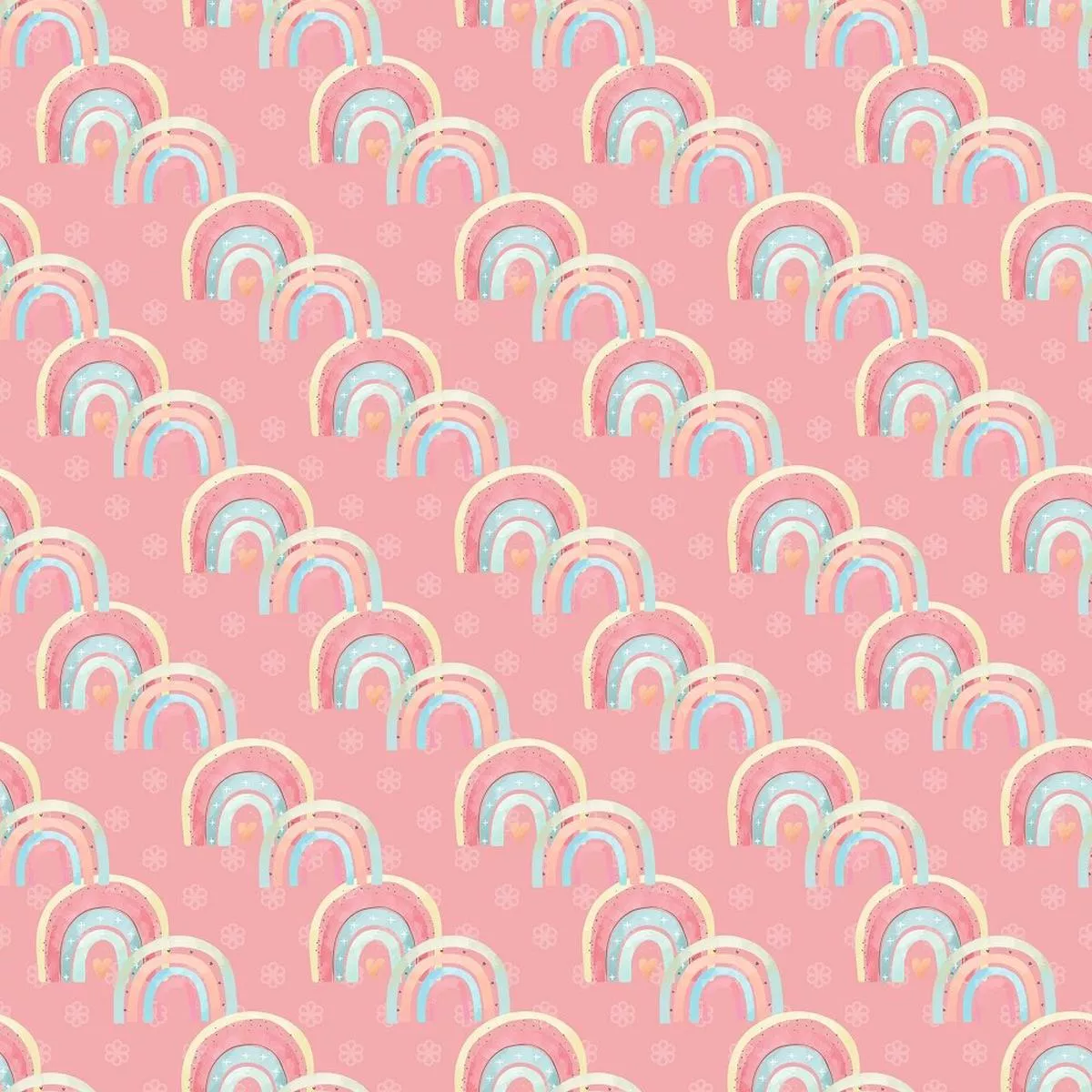 striped-rainbow-fabric-pink Striped Rainbow Fabric – Pink