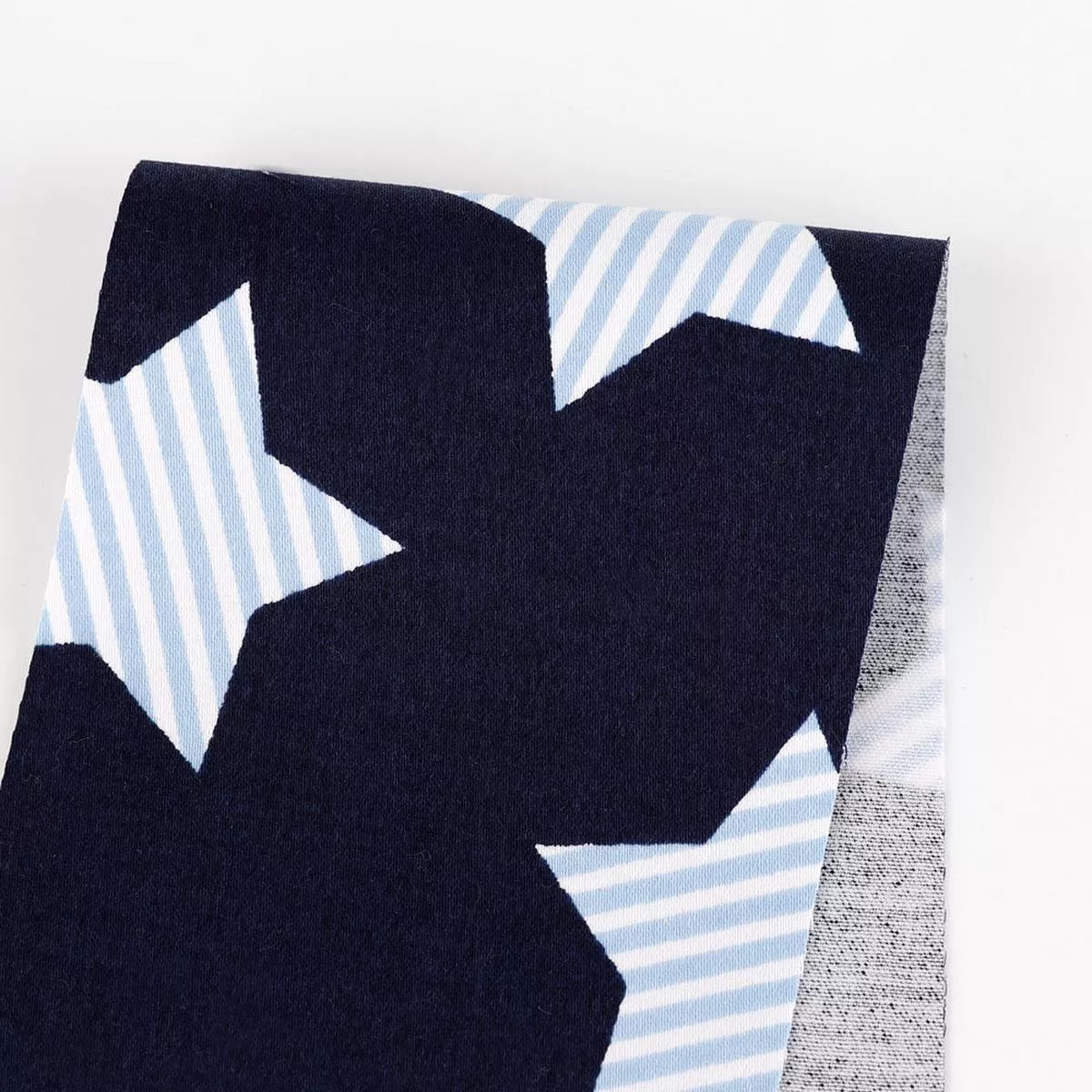 striped-star-stretch-cotton-sateen-navy Striped Star Stretch Cotton Sateen – Navy