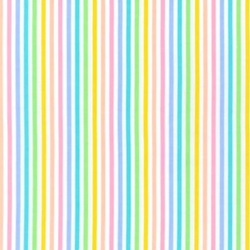Stripes Pastel Flannel Fabric