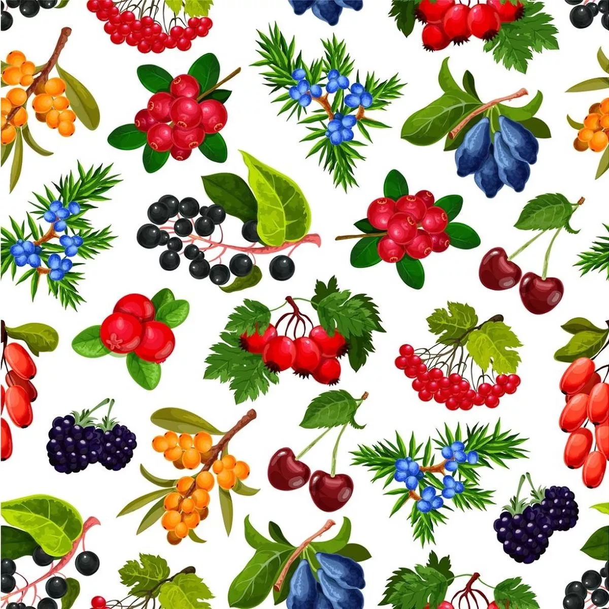 summer-berries-fabric Summer Berries Fabric