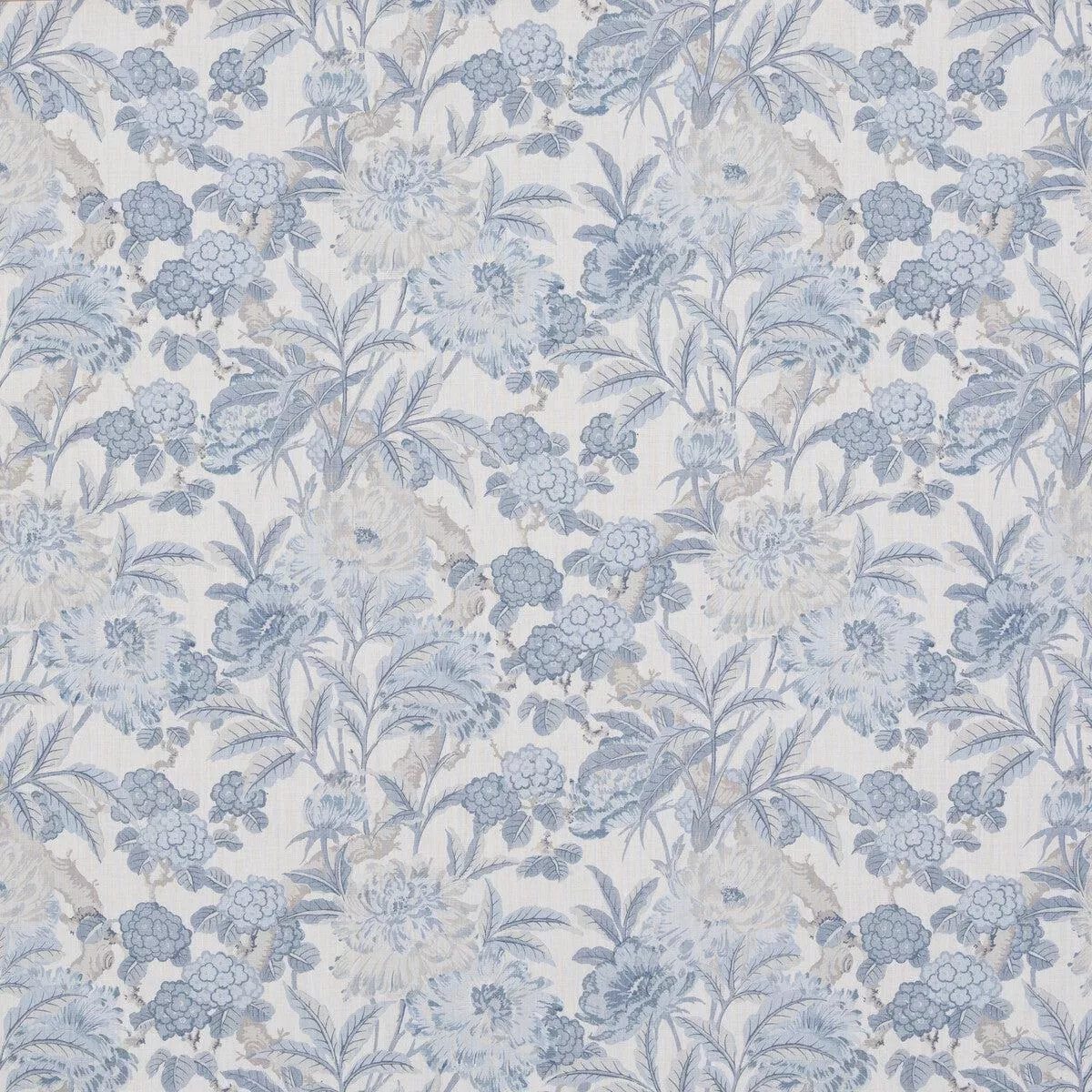 summer-peony-blue-fabric Summer Peony Blue Fabric