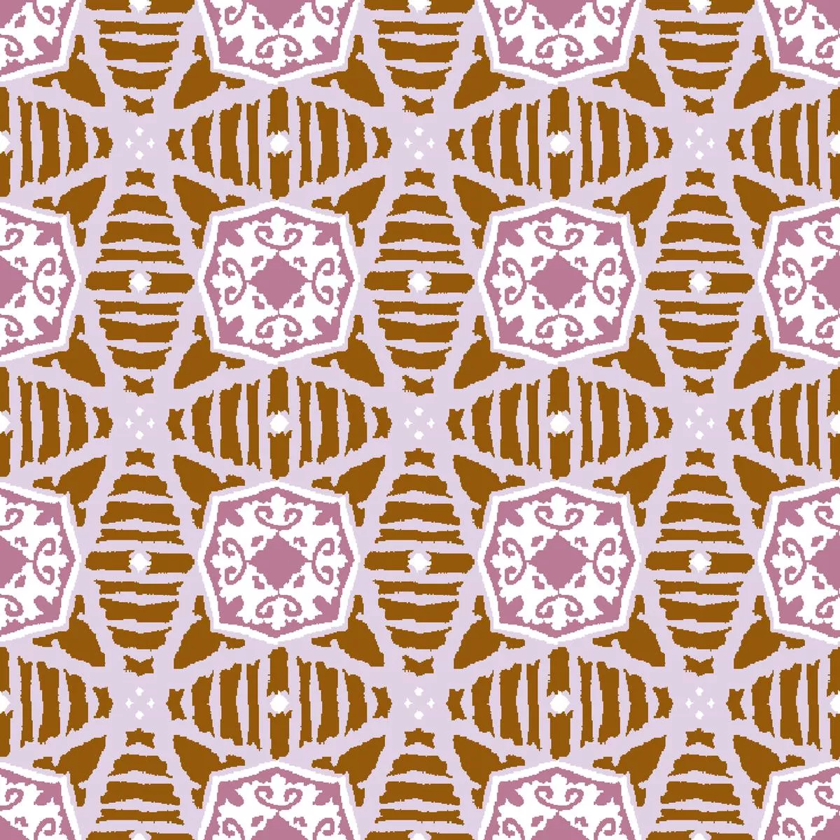 sunburst-on-brown-purple-fabric Sunburst on Brown & Purple Fabric