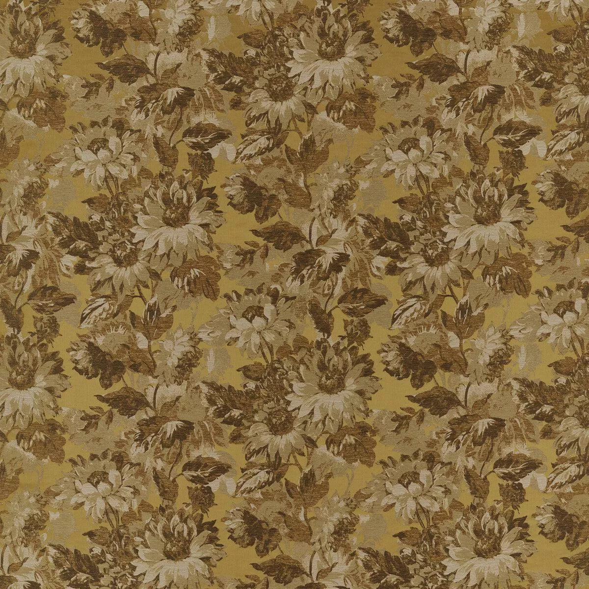sunforest-ochre-jacquard-fabric Sunforest Ochre Jacquard Fabric