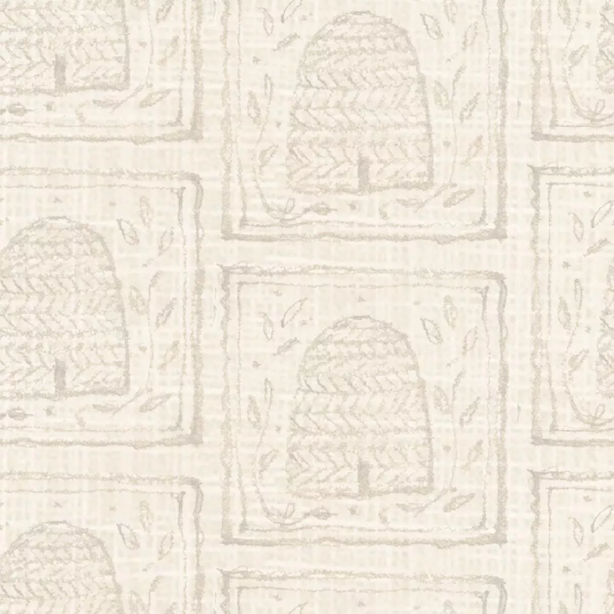 susan-winget-beehive-stamps-on-tan-fabric Susan Winget Beehive Stamps on Tan Fabric
