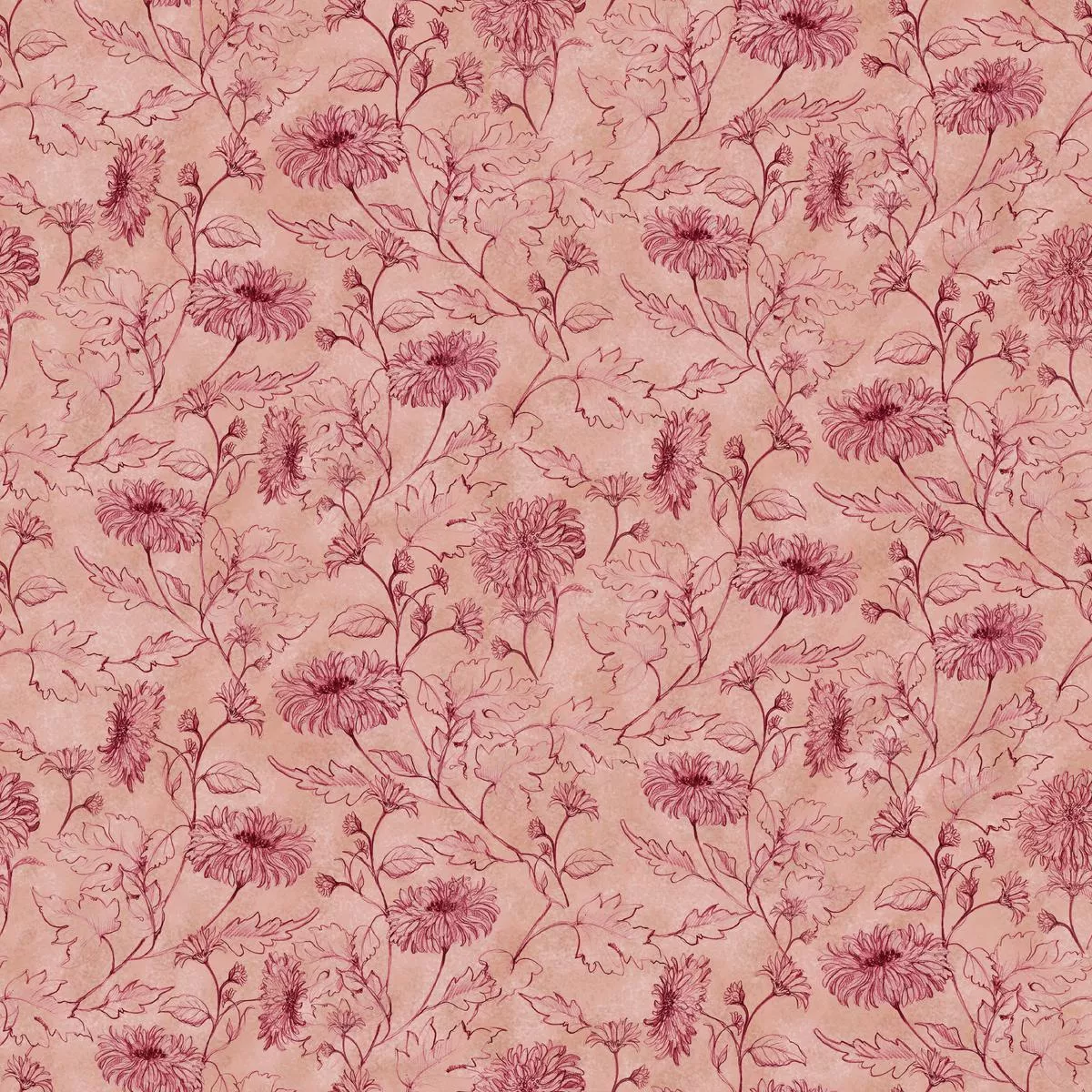 susan-winget-floral-stencil-on-plum-fabric Susan Winget Floral Stencil on Plum Fabric