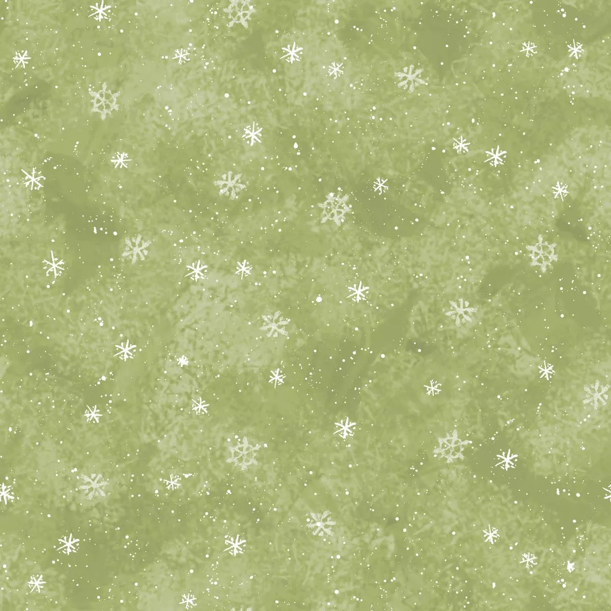 susan-winget-snowflake-sprinkle-green-fabric Susan Winget Snowflake Sprinkle Green Fabric