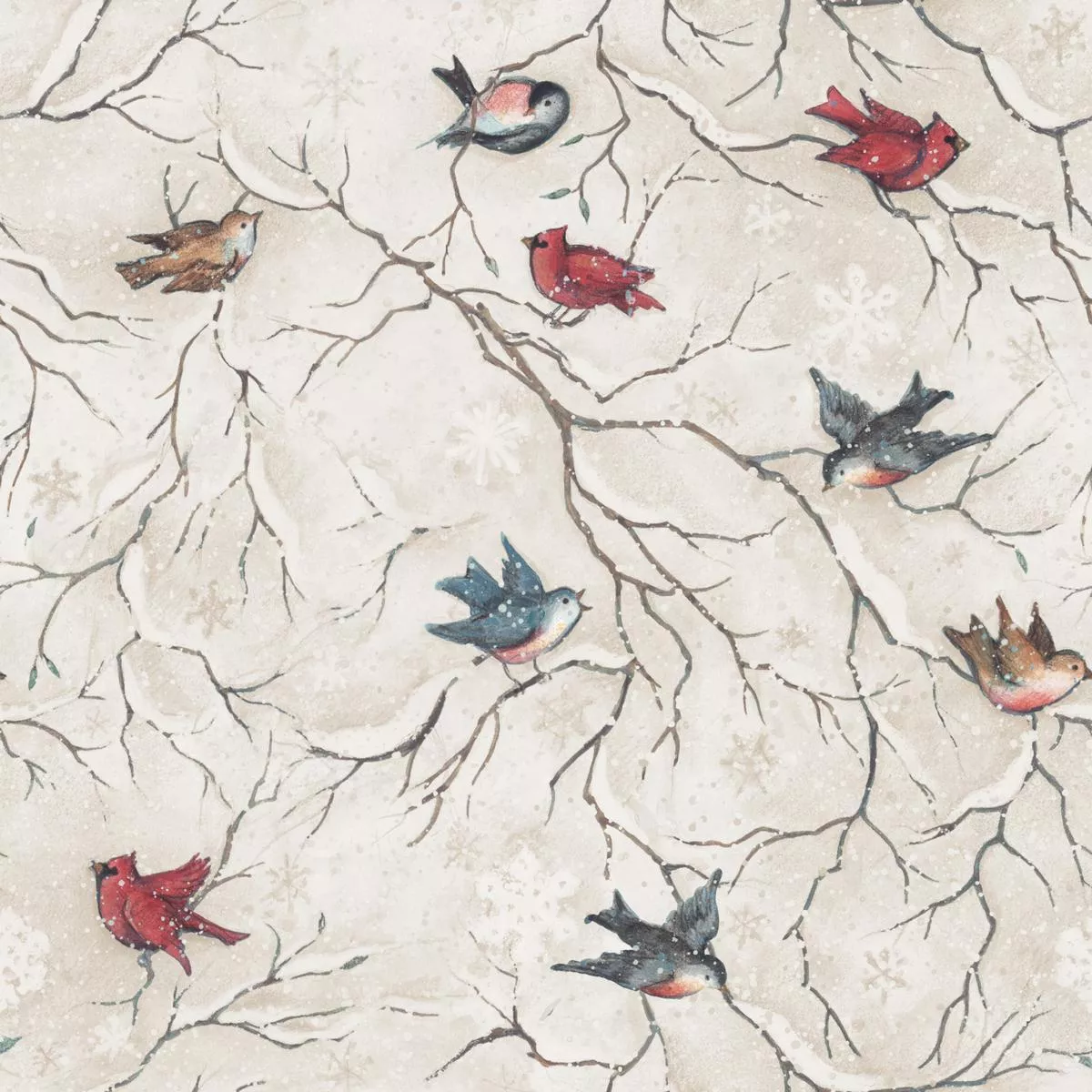 susan-winget-winter-perch-neutral-fabric Susan Winget Winter Perch Neutral Fabric