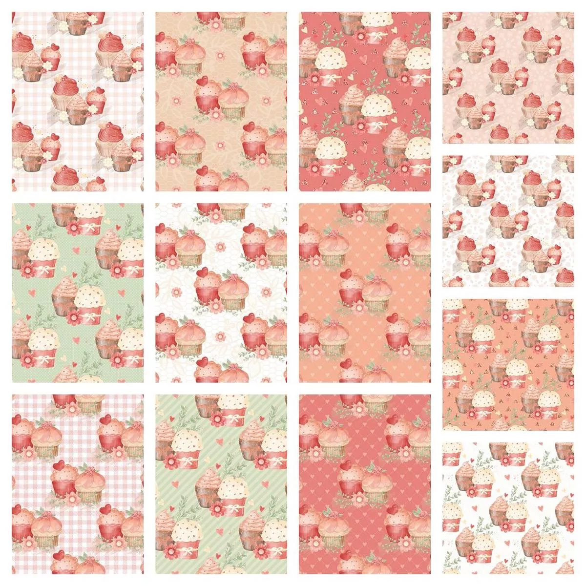 sweet-cupcake-fat-eighth-bundle-13-pieces Sweet Cupcake Fat Eighth Bundle – 13 Pieces