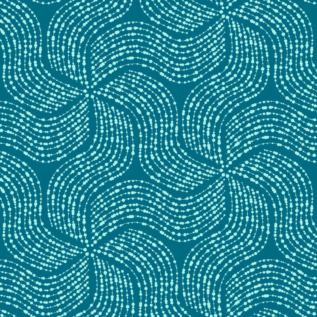 swirl-dot-on-teal-fabric Swirl Dot on Teal Fabric