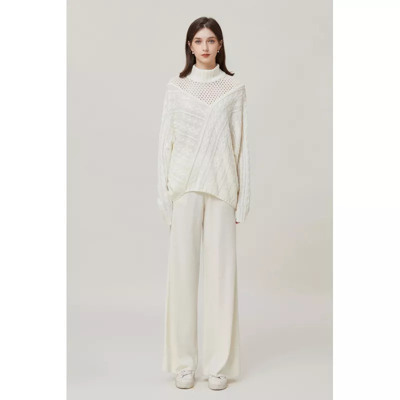sylphide-edmee-white-wool-sweater Sylphide | Edmee White Wool Sweater