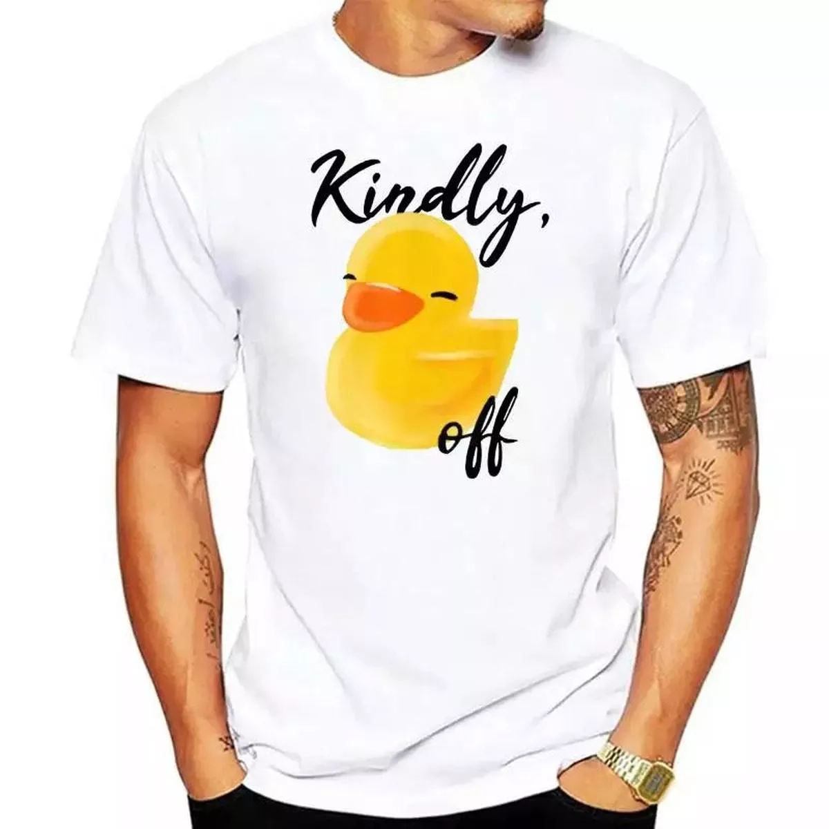 t-shirt-kindly-duck-off T-Shirt Kindly Duck Off