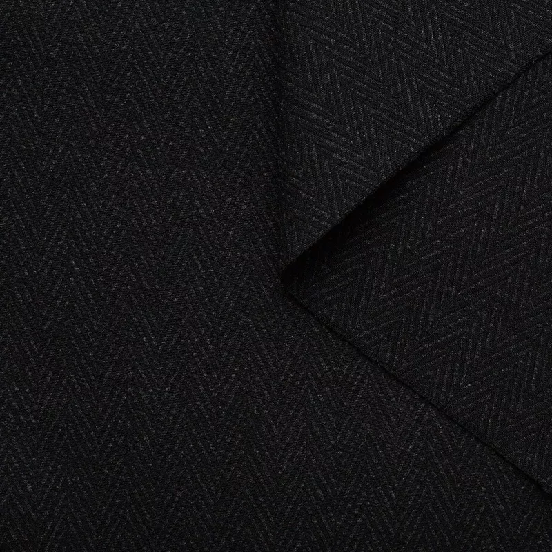 t22h03846-herringbones-wool-drap-black T22H03846 | Herringbones Wool Drap Black