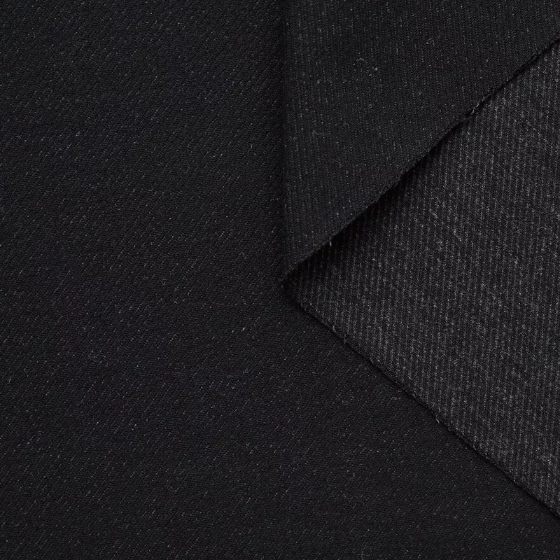 t22h03972-melange-diagonal-wool-suiting-black T22H03972 | Melange Diagonal Wool Suiting Black