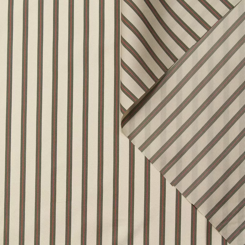 T22V03404 | Striped Cupro Twill Lining Porpoise