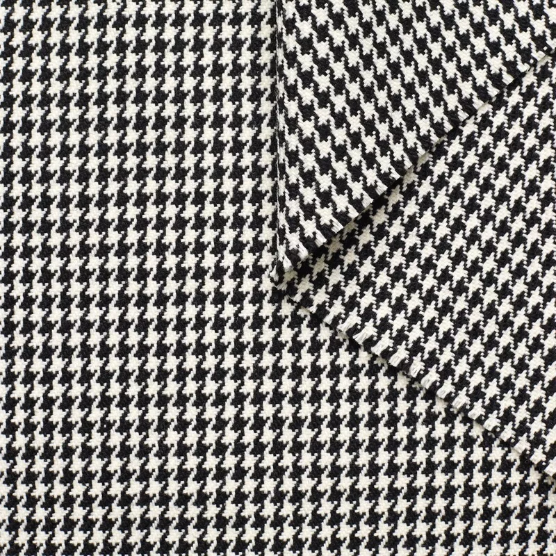 t23m04326-houndstooth-wool-drap-black T23M04326 | Houndstooth Wool Drap Black