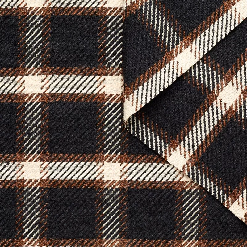 t23m05064-silk-wool-check-tweed-black T23M05064 | Silk & Wool Check Tweed Black