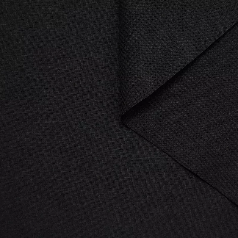 T24B10570 | Splittable Linen Canvas Black