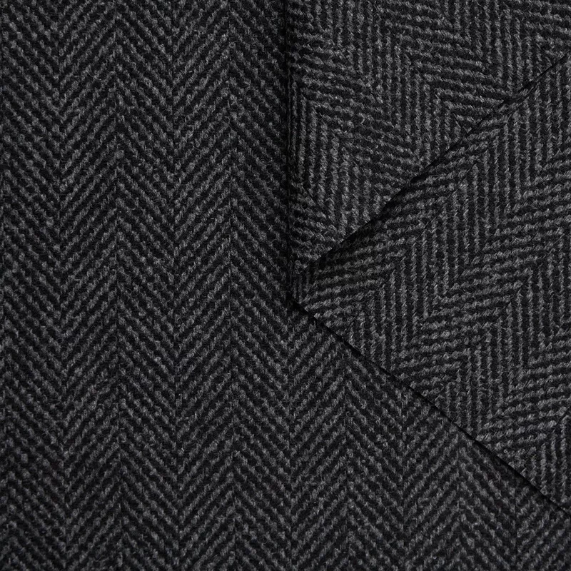 t24m10294-wool-herringbone-drap-rws-steel-gray T24M10294 | Wool Herringbone Drap RWS Steel Gray