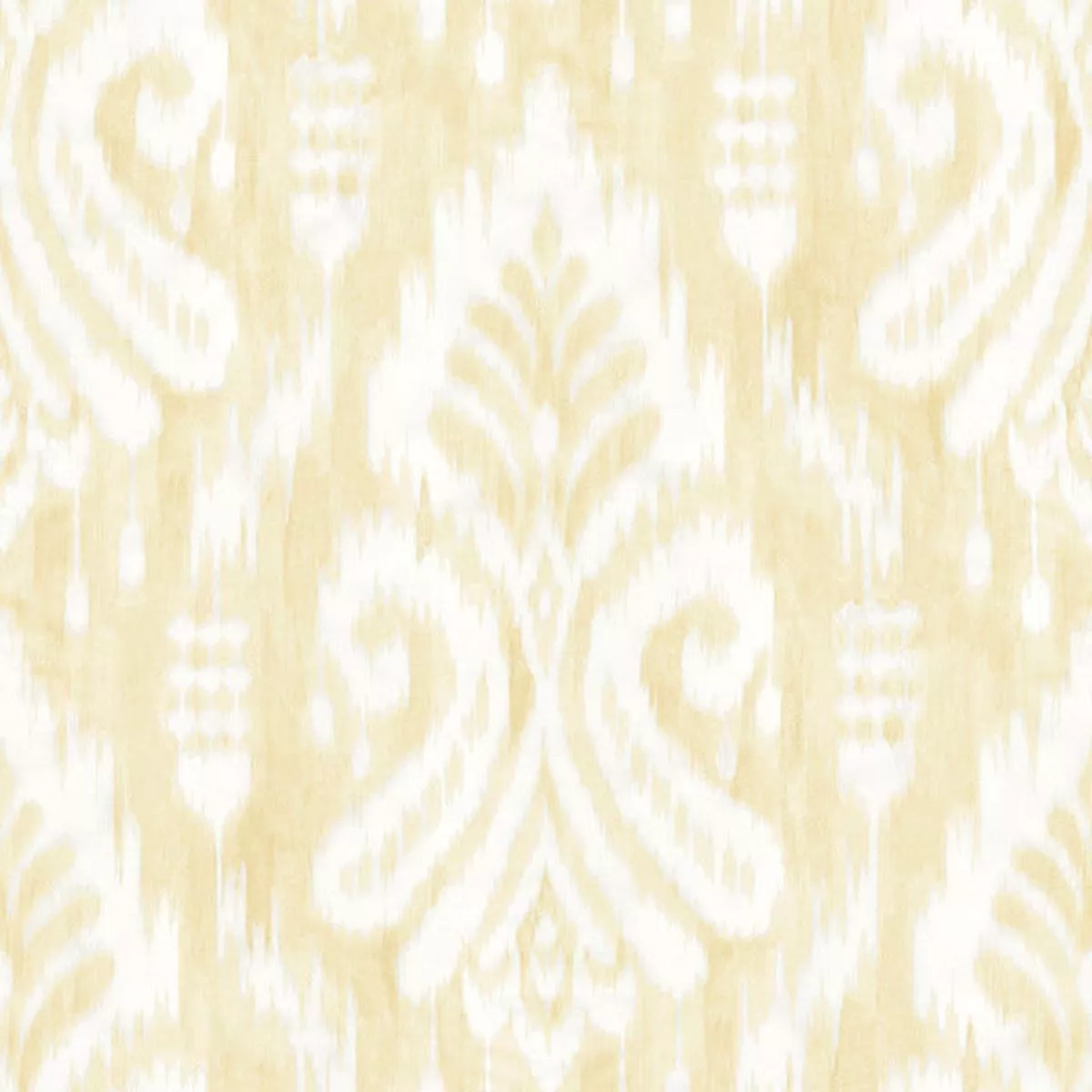 TC2641 Yellow Hawthorne Ikat Wallpaper