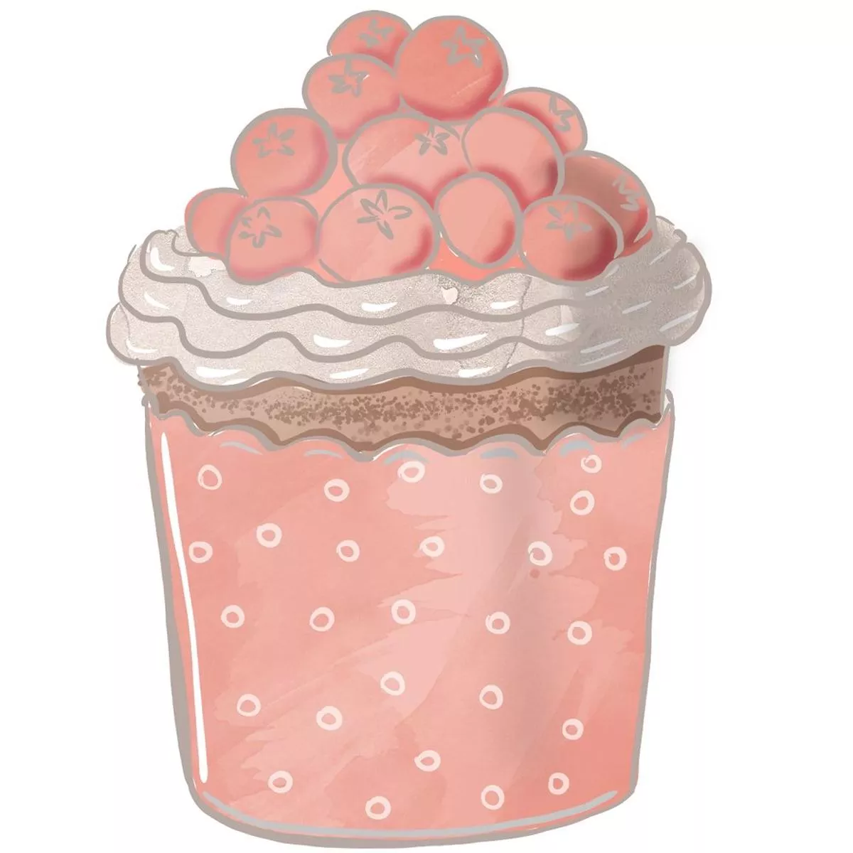 tea-time-pink-treats-fabric-panel Tea Time Pink Treats Fabric Panel