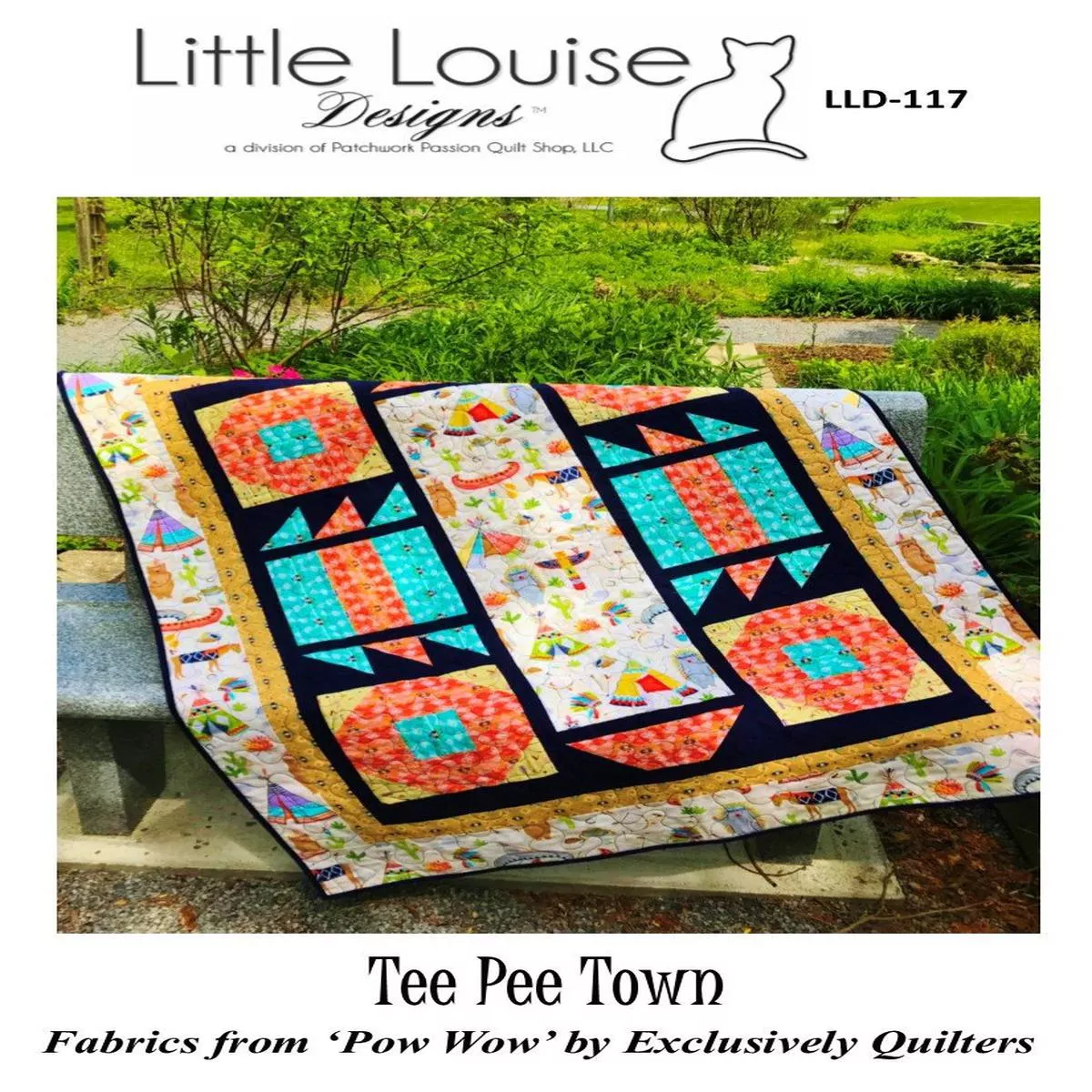Tee Pee Town – Quilt Pattern by Little Louise Designs