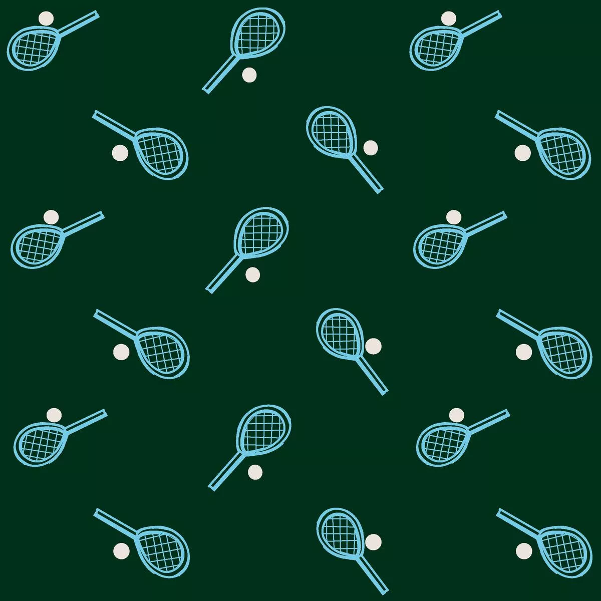 tennis-match-on-deep-green-fabric Tennis Match on Deep Green Fabric