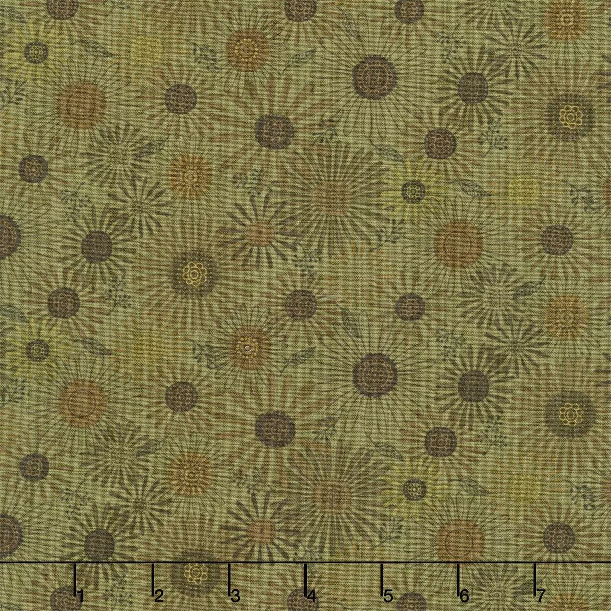 thistle-rye-daisy-green-yardage Thistle and Rye – Daisy Green Yardage