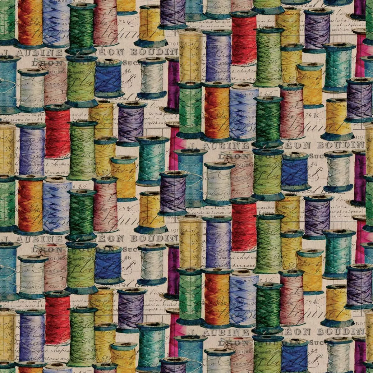 tim-coffey-tailor-s-nostalgia-multicolor-thread-fabric Tim Coffey – Tailor’s Nostalgia – Multicolor Thread Fabric