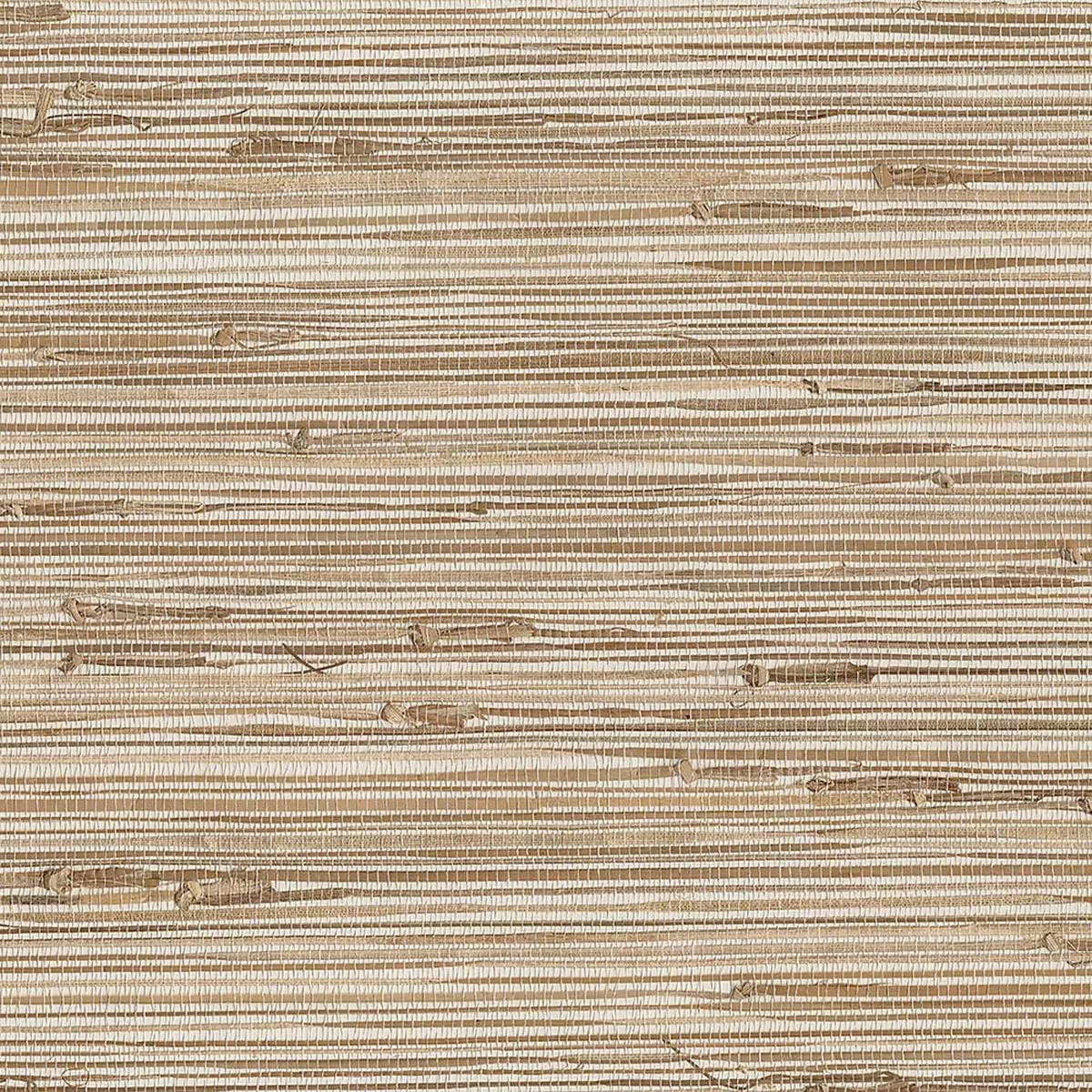 Ting Taupe Grasscloth Wallpaper