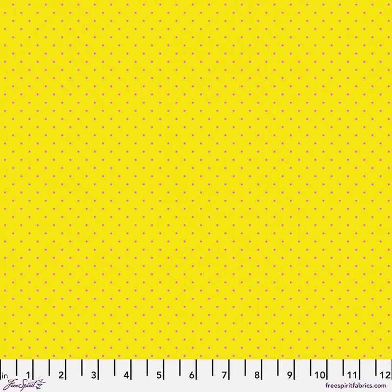 Tiny Dots – Flare || Tula Pink True Colors Cotton Fabric