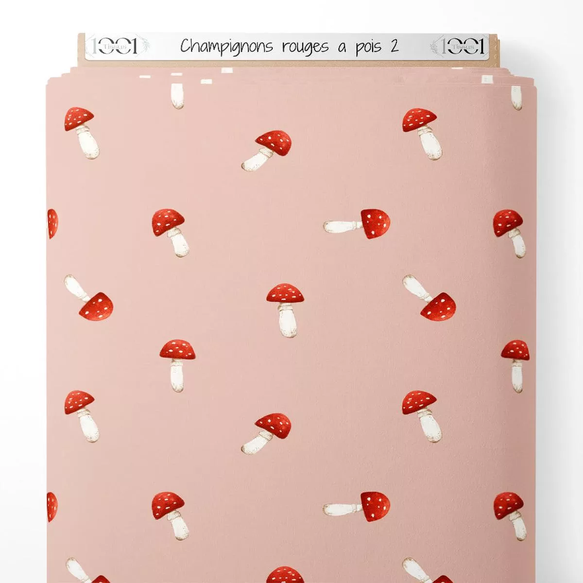 tissu-champignons-rougespois-2 Tissu – Champignons rougespois 2