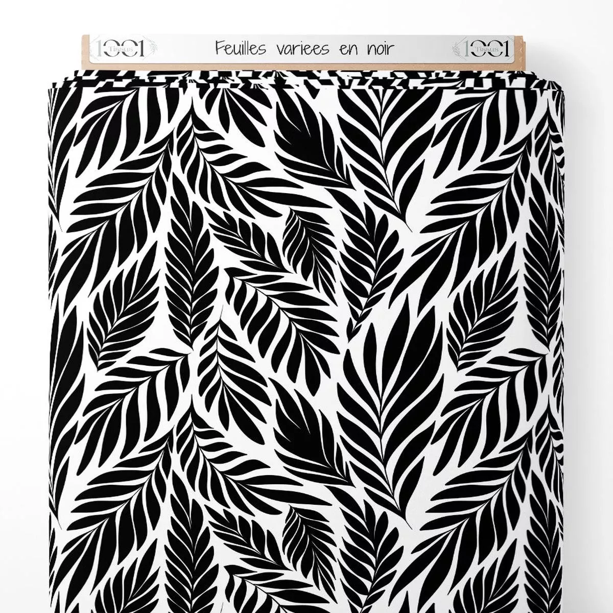 tissu-feuilles-varies-en-noir Tissu – Feuilles varies en noir