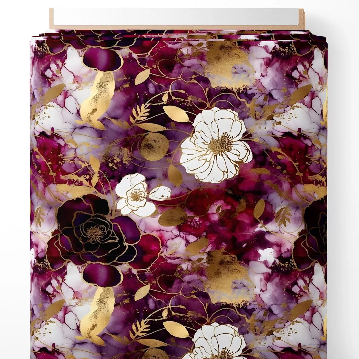 tissu-fleurs-violettes-2 Tissu – Fleurs violettes 2