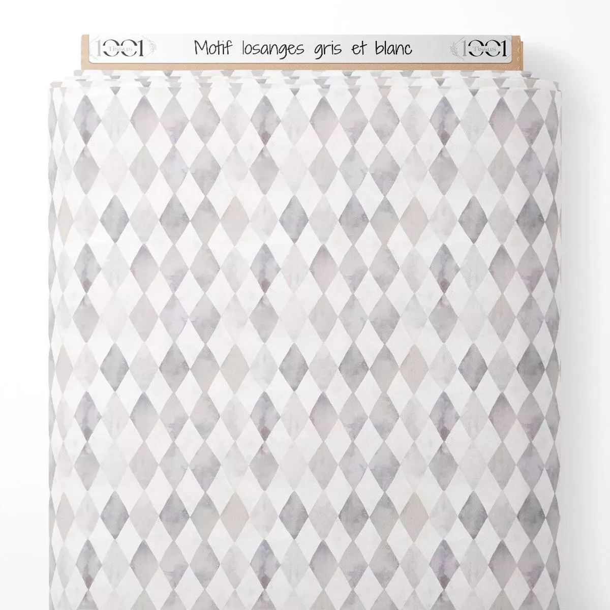 tissu-motif-losanges-gris-et-blanc Tissu – Motif losanges gris et blanc