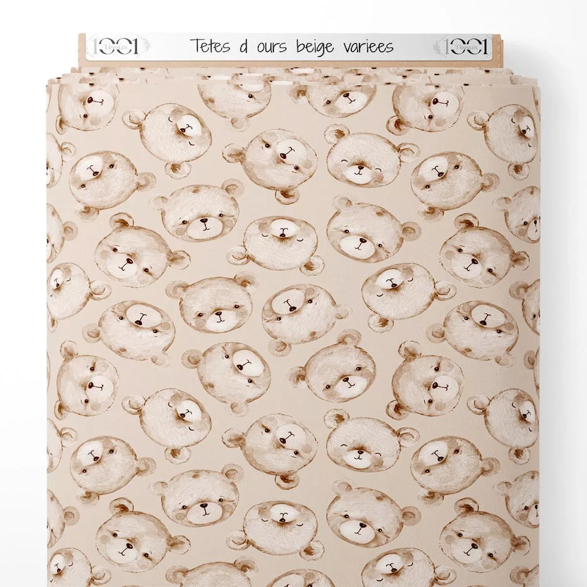 tissu-ttes-d-ours-beige-varies Tissu – Ttes d’ours beige varies