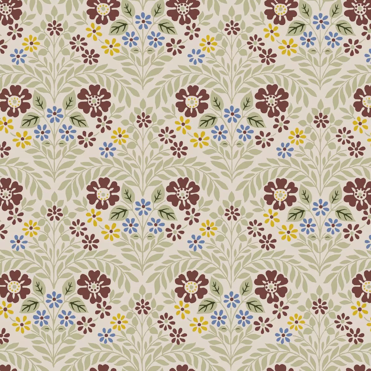 Tivoli on Plush Fabric