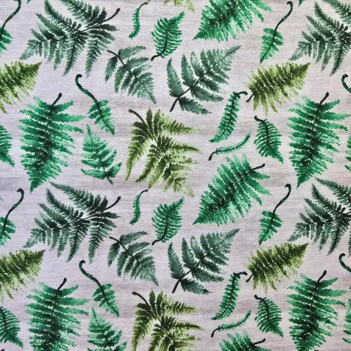 tossed-ferns-on-grey-blank-cotton Tossed Ferns On Grey – Blank Cotton
