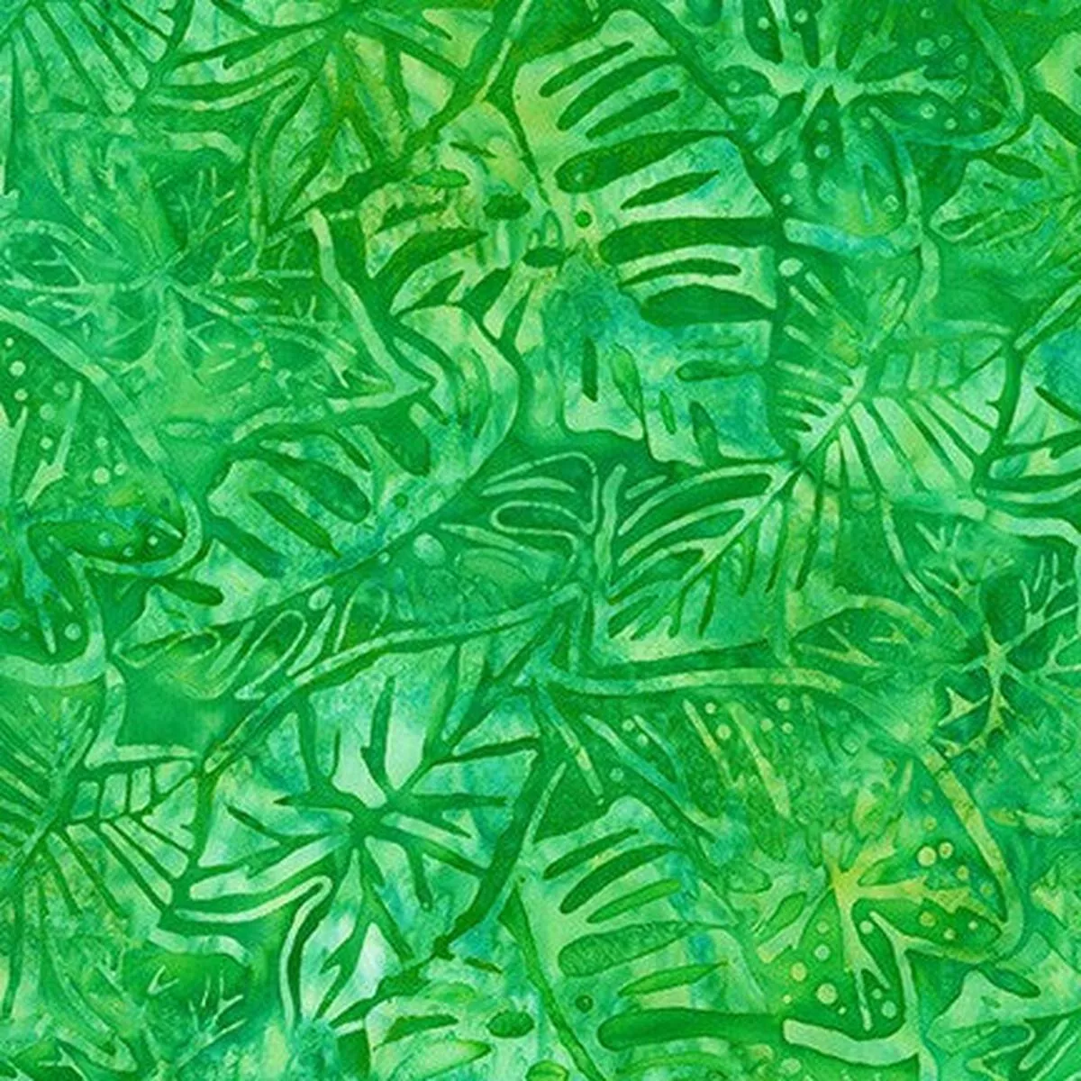 Totally Tropical Batiks Green