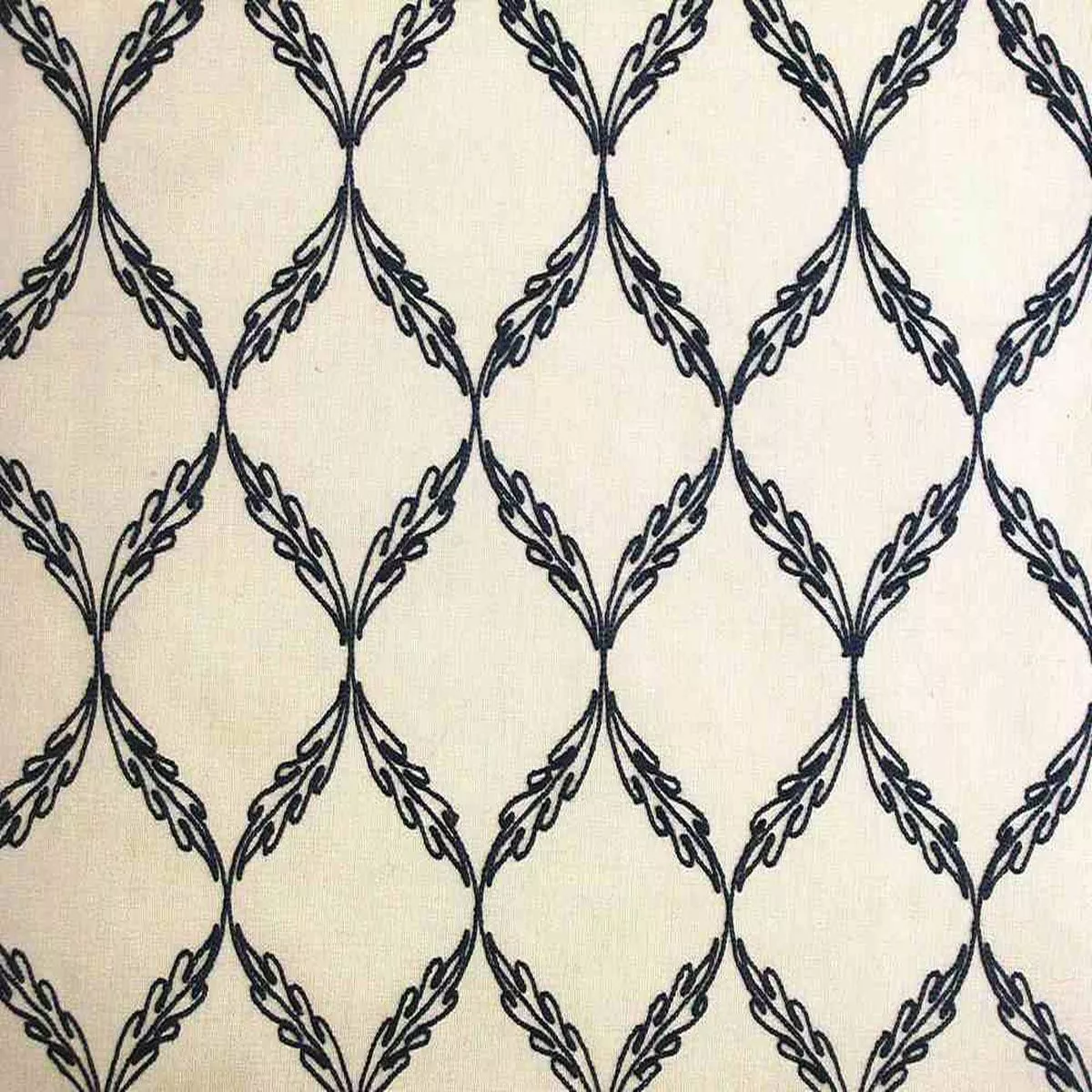Trellis Blue Laura Kiran Fabric