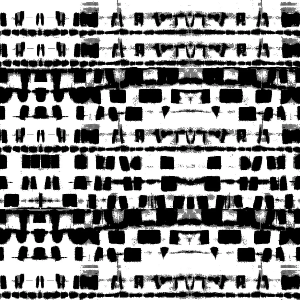 tribal-party-on-black-fabric Tribal Party on Black Fabric
