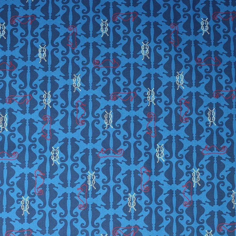 true-blue-sea-45-100-cotton True Blue Sea - 45" - 100% cotton