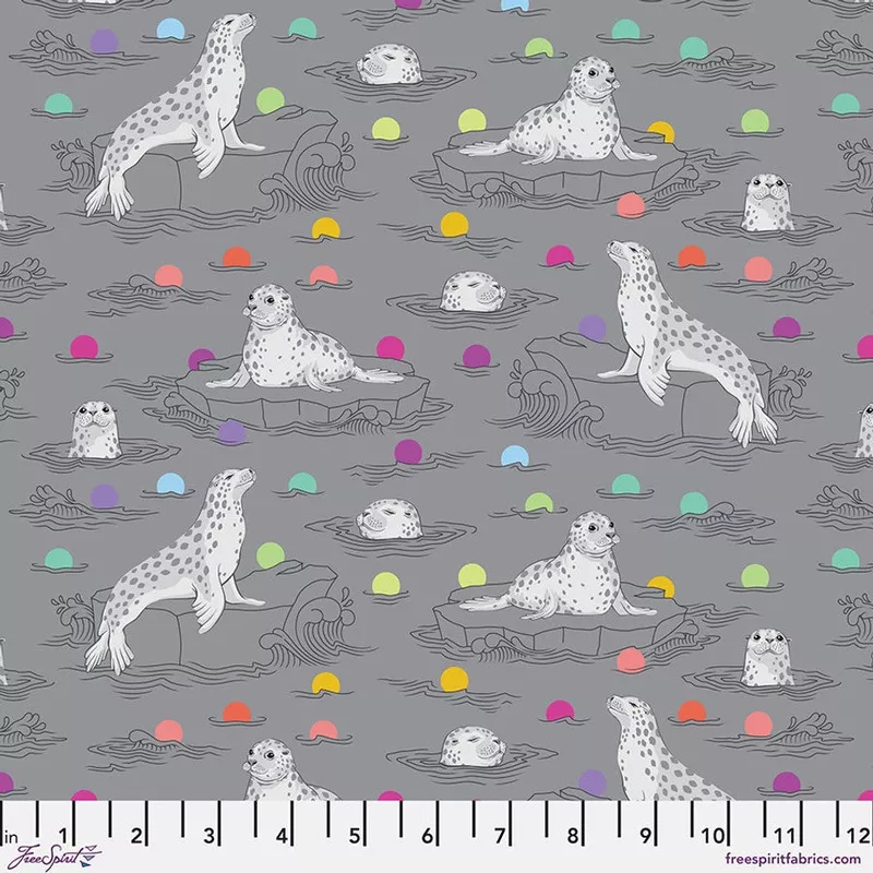 tula-pink-graywork-seal-deal-shadow-fabric Tula Pink Graywork Seal the Deal Shadow Fabric