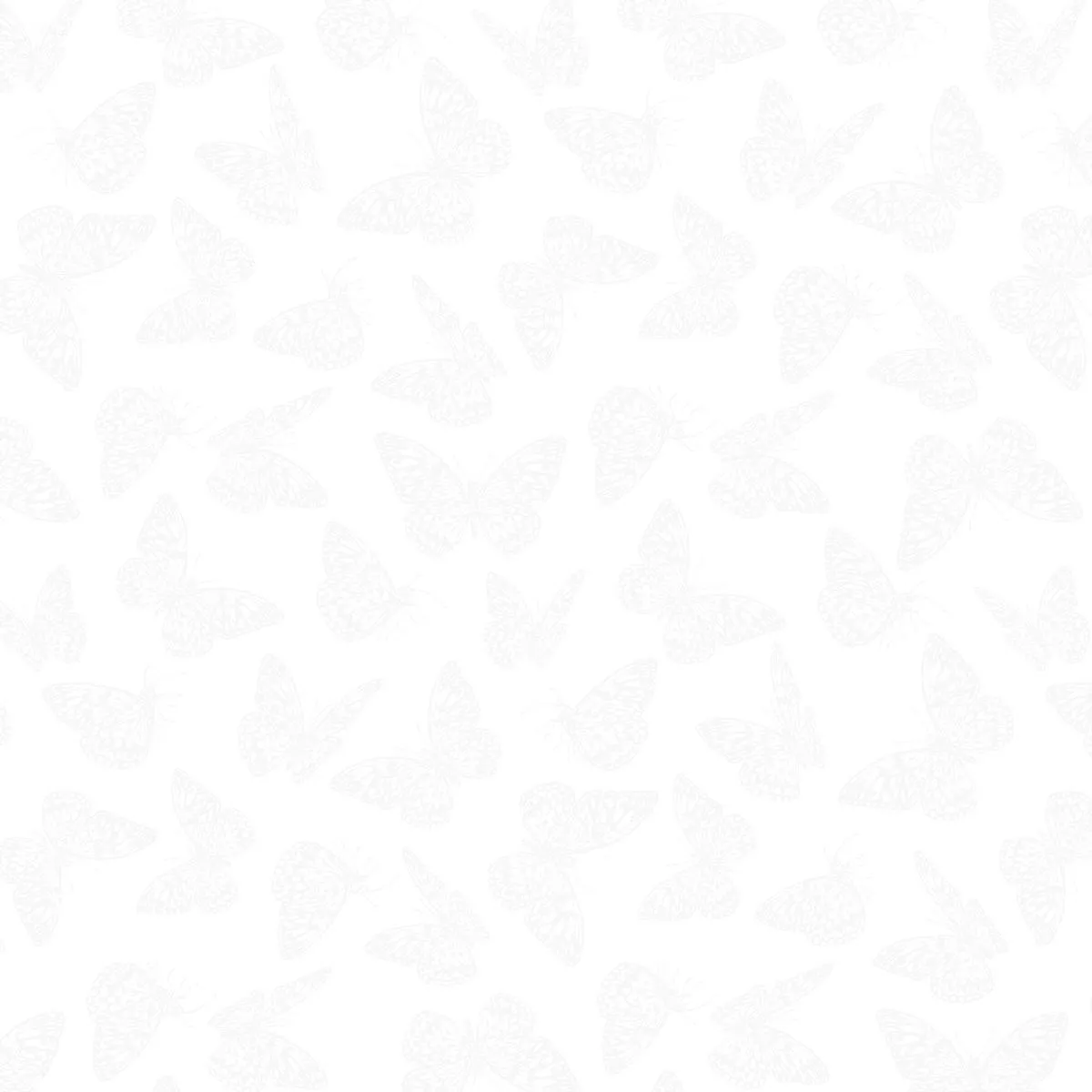 Tulip Fields – Float & Flutter White On White Yardage