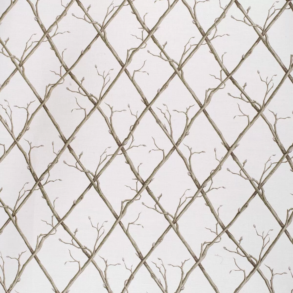twig-trellis-green-white-fabric Twig Trellis Green/White Fabric