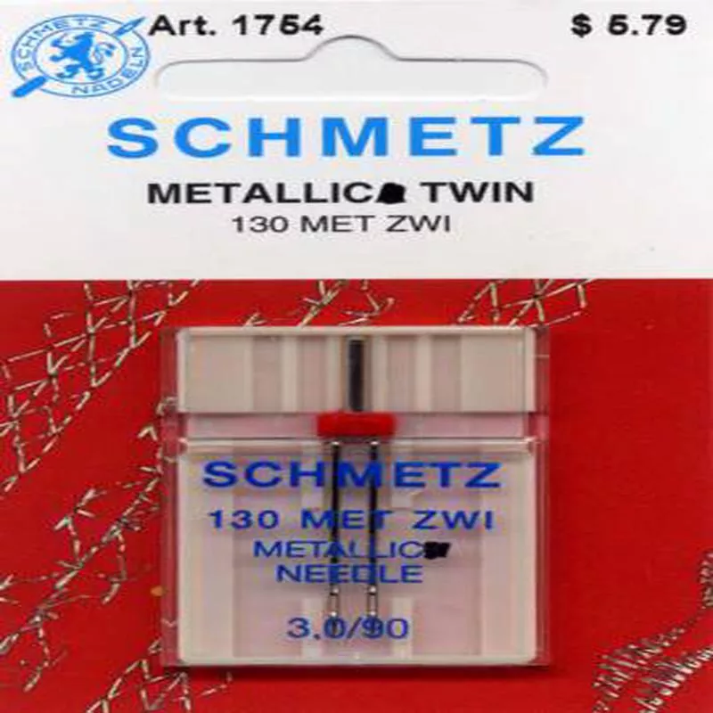 TwinNeedle Metallic Size 3.0/90