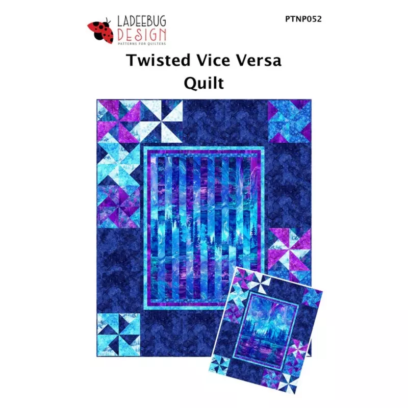 Twisted Vice Versa Quilt Pattern by Ladeebug Designs